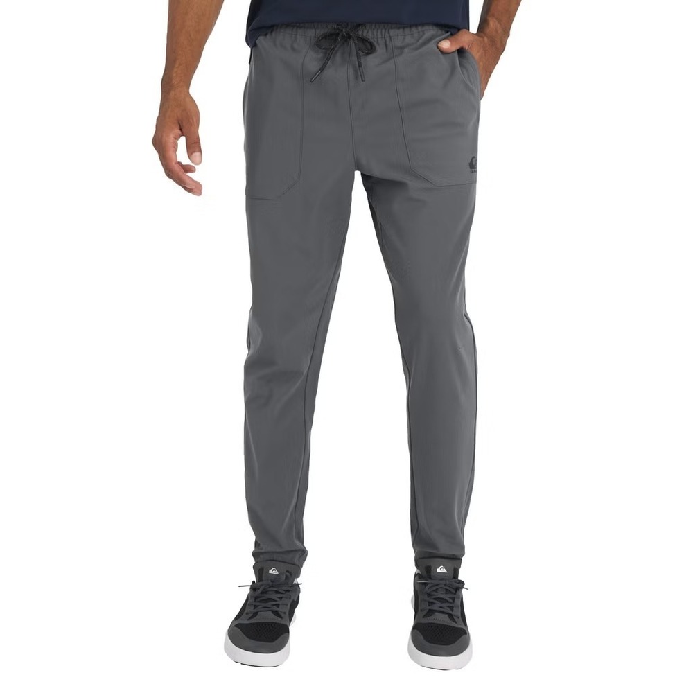 Quiksilver Men's Stretch Woven Jogger, Gray, Size: Large, New